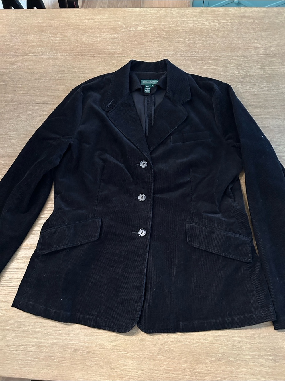 Ralph Lauren Corduroy black blazer XL